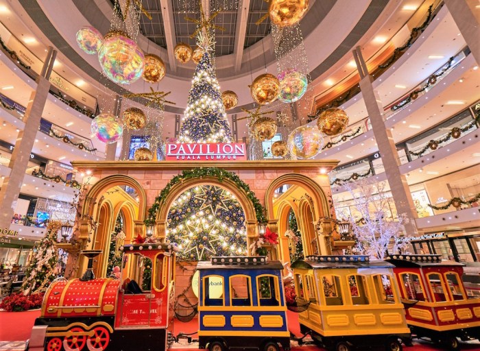 Christmas pavilion kl malls malaysia